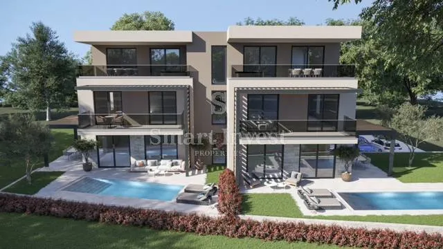 POREČ, luksuzni stan 3S+DB s pogledom na more u novogradnji, prodaja (S3) - cover