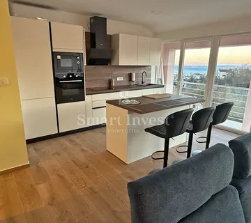 MATULJI, prekrasan stan 2S+DB s pogledom na more u novogradnji - cover