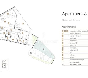OPATIJA - CENTAR, luksuzni stan 3S+DB u novogradnji s bazenom (S1) - cover