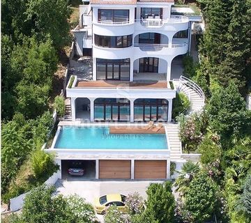 OPATIJA, samostojeća kuća s 3 stambene jedinice, pogled na more! - cover