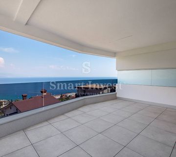 OPATIJA, stan 2S+DB s pogledom na more u novogradnji s bazenom (P7) - cover