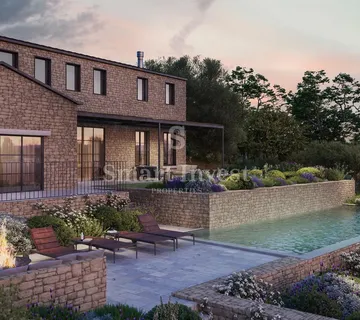 BRTONIGLA, moderno tradicionalna istarska vila s pogledom na more - cover