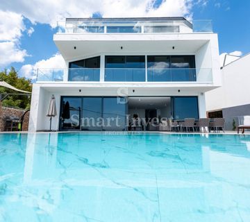 CRIKVENICA, moderna villa sa bazenom i pogledom na more - cover