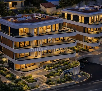 OPATIJA - CENTAR, stan 3S+DB s pogledom na more u novogradnji (B-S2) - cover