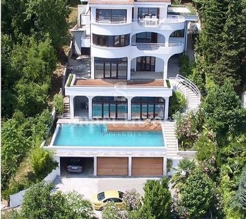 OPATIJA, samostojeća kuća s 3 stambene jedinice, pogled na more! - cover