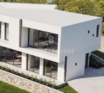 VEPRINAC, građevinsko zemljište od 813 m² s pogledom na more - cover
