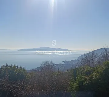 VEPRINAC, građevinsko zemljište od 813 m² s pogledom na more - cover