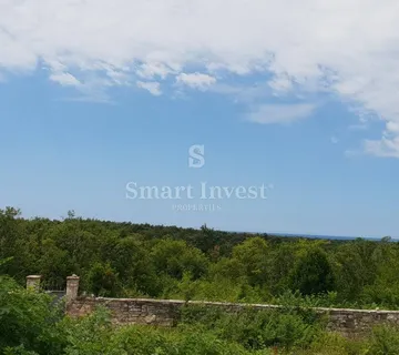 SAVUDRIJA, građevinsko zemljište s pogledom na more blizu golfa i resorta - cover