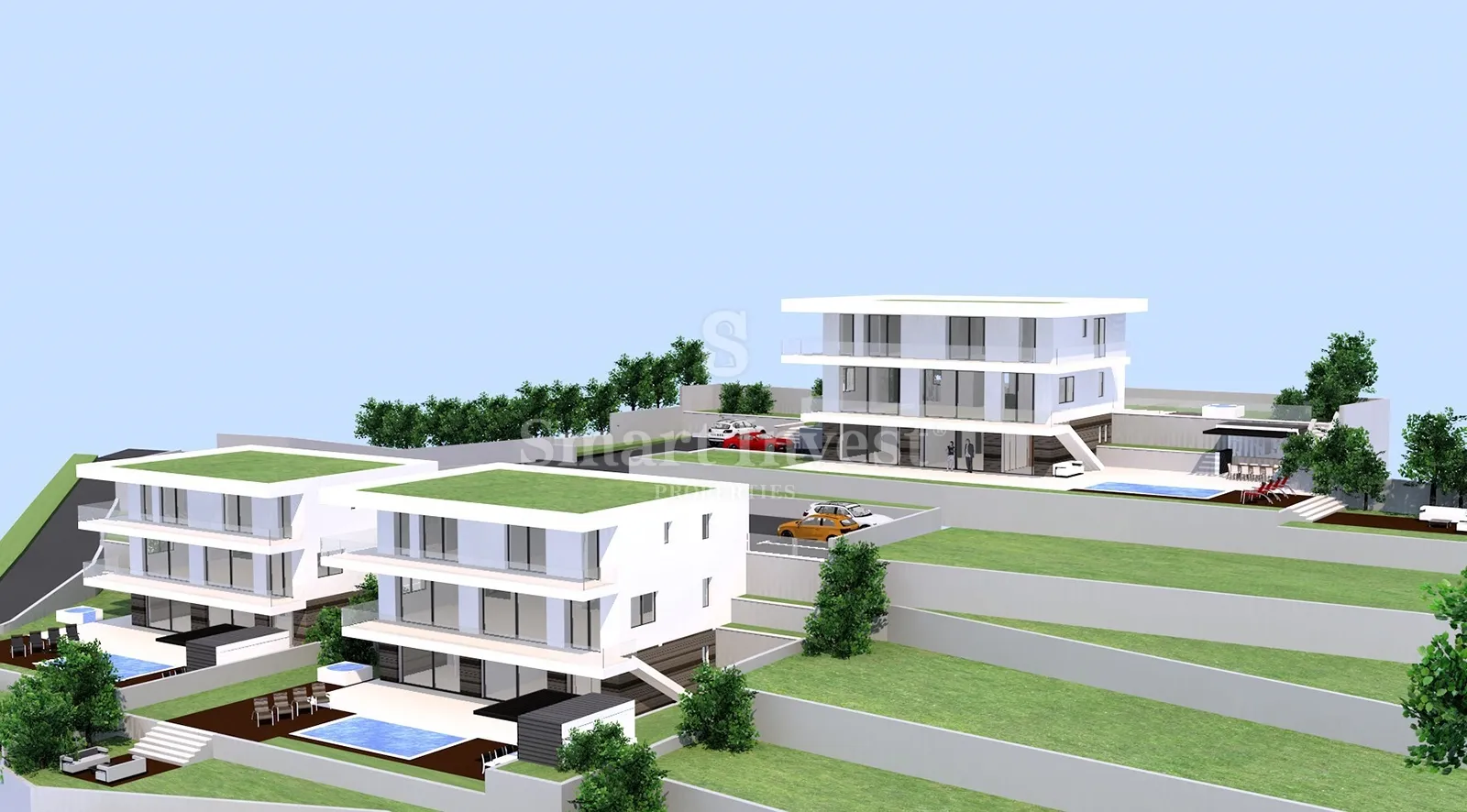 IČIĆI - POLJANE, zemljište s građevinskom dozvolom za vilu s bazenom (C) - cover