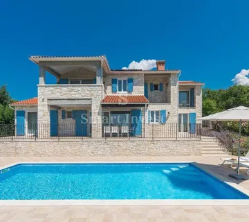 VIŠNJAN, kamena istarska vila s pogledom na more - cover