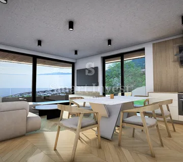 IČIĆI, stan 2S+DB s pogledom na more u novogradnji s bazenom (A6) - cover