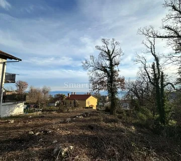 BREGI - MATULJI, građevinsko zemljište s pogledom na more! - Bregi, Matulji