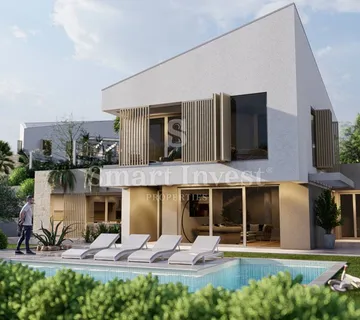 KRK - MALINSKA, moderna vila s bazenom i pogledom na more (C) - Malinska, Malinska-Dubašnica
