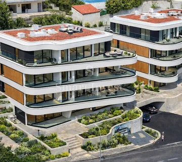 OPATIJA - CENTAR, stan 2S+DB s pogledom na more u novogradnji (B-A2) - cover