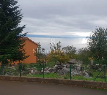 LOVRAN, građevinsko zemljište s pogledom na more - Dobreć, Opatija