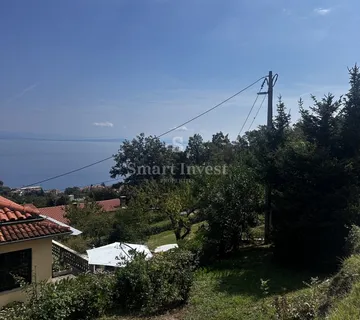 LOVRAN, građevinsko zemljište s pogledom na more! - cover