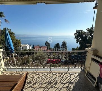 OPATIJA, stan s dva balkona i otvorenim pogledom na more - cover