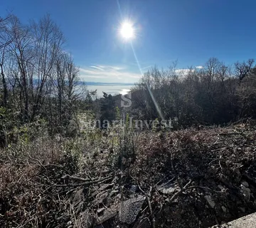 BREGI, zemljište od 1230 m2 s pogledom na more - cover