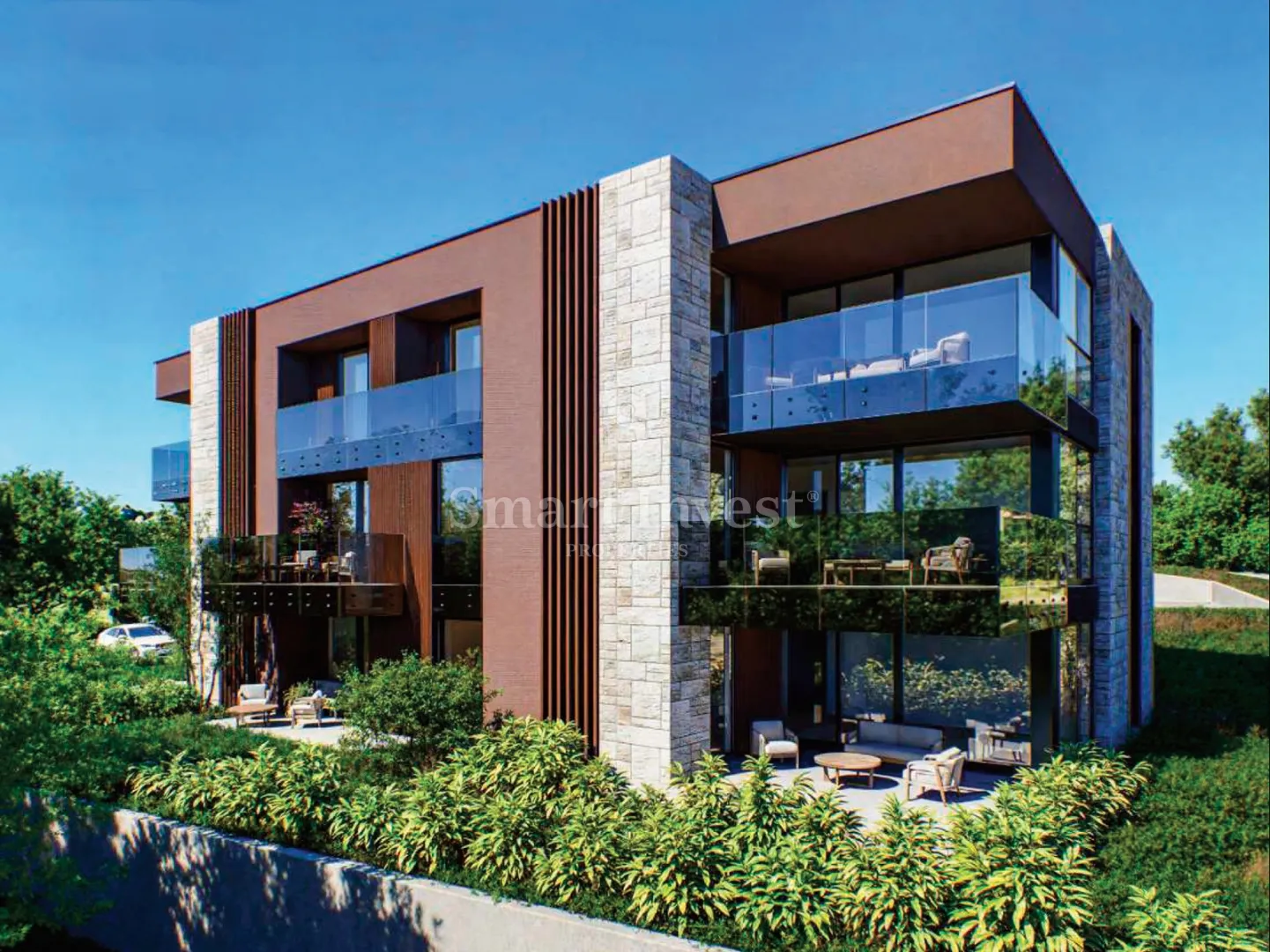 ISTRA - LABIN, stan 1S+DB s terasom u modernoj novogradnji (S5-1) - cover