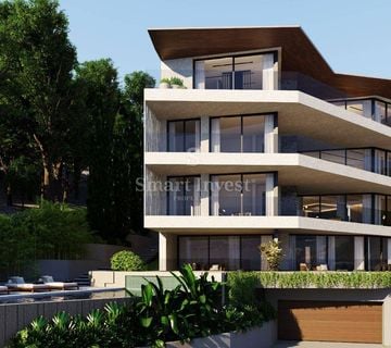 OPATIJA - CENTAR, raskošni penthouse s pogledom na more u novogradnji s bazenom (S3) - cover