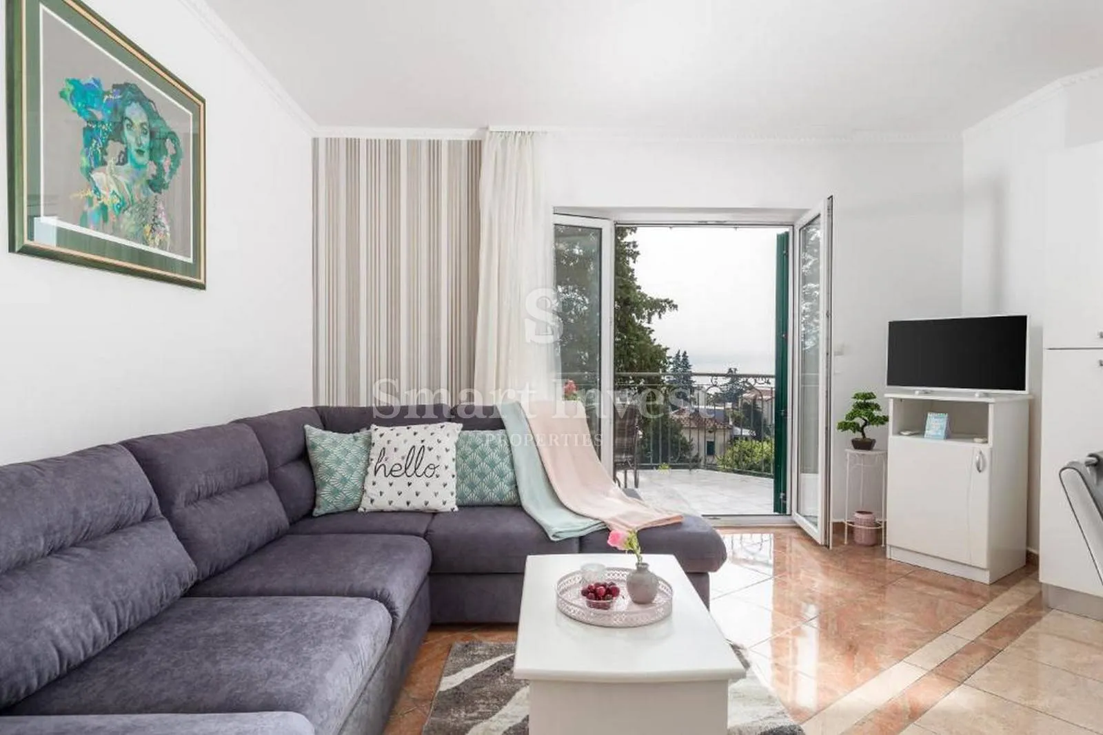 OPATIJA, stan 1S+DB s balkonom, parkingom i pogledom na more *EKSKLUZIVNO SAMO KOD NAS* - cover