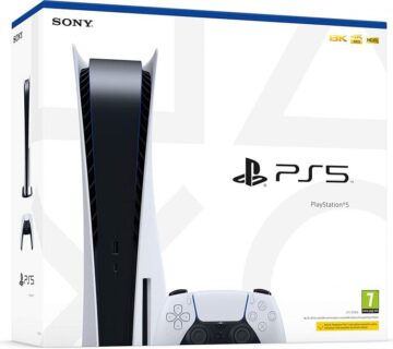 PlayStation 5 - PS5 Disk + 4 igre: Gotham Knights, Horizon - cover