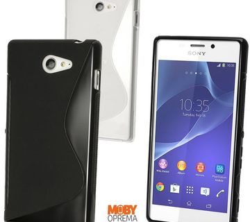 SONY XPERIA M2 TPU GEL SILKONSKE MASKE I ZAŠTITNE FOLIJE - cover