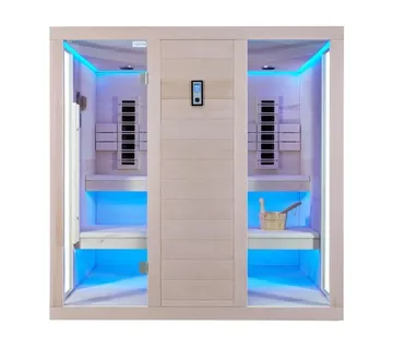 Kombinirana SAUNA – 210 x 180 x 210 cm – ELITE – Aspen - Zagreb