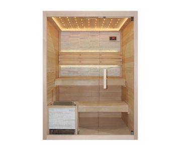 Finska sauna - PREMIUM - 1500 x 1300 x 2005 mm - cover