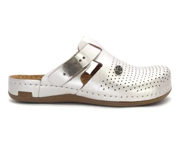 KOŽNE ANATOMSKE KLOMPE, Srebrna, IHFI - cover