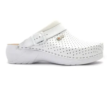 KOŽNE ANATOMSKE KLOMPE, Bijela, BBHEH - cover