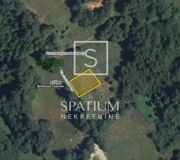 FUŽINE, GRAĐEVINSKI TEREN OD 680 m2 NA MIRNOJ LOKACIJI - cover