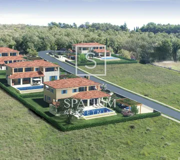 VIŠNJAN, INVESTICIJSKI PROJEKT S 4 GRAĐEVINSKE DOZVOLE I POGLEDOM NA MORE - cover