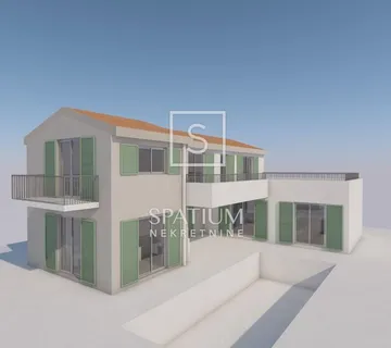 Momjan, Buje, Građevinsko Zemljište S Projektom Za Kuću