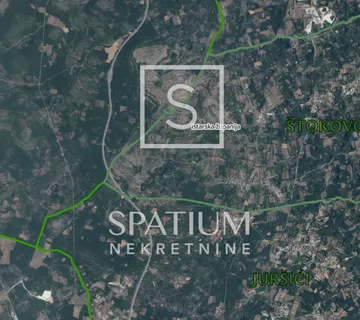 ŠTOKOVCI, GRAĐEVINSKO ZEMLJIŠTE 3549 m2 - Štokovci, Svetvinčenat