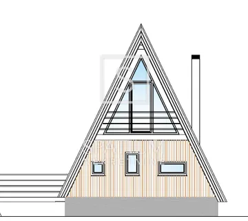 MRKOPALJ, TEREN S GRAĐEVINSKOM DOZVOLOM ZA A FRAME KUĆU - cover