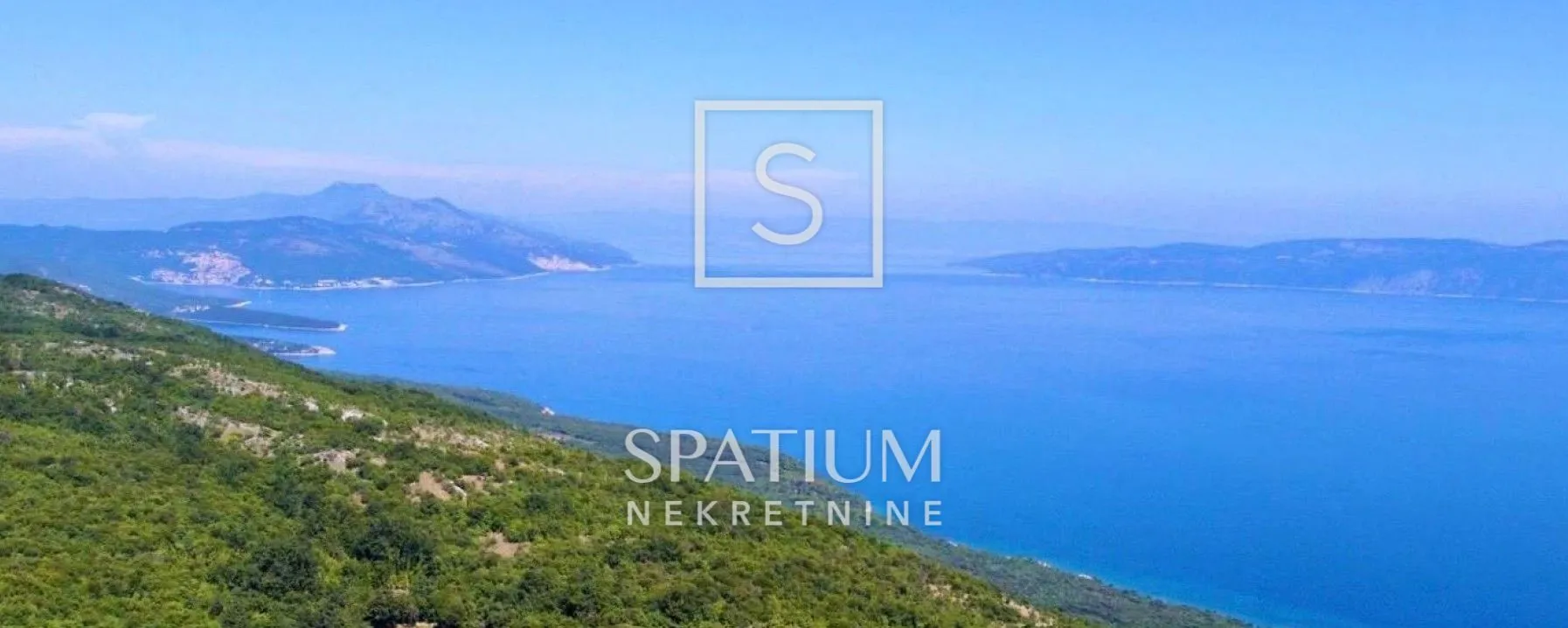 LABIN, OKOLICA, ZEMLJIŠTE S PANORAMSKOM POGLEDOM NA MORE - cover