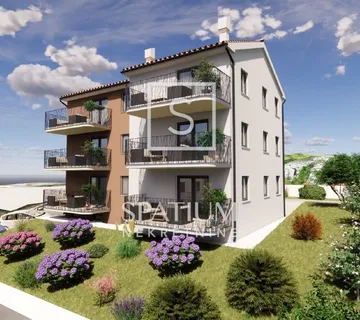 VIŠKOVO, STAN U NOVOGRADNJI S POGLEDOM NA MORE - cover