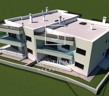 KANFANAR, STAN U NOVOGRADNJI - PRIZEMLJE S OKUĆNICOM  - cover