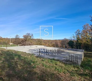 VIŽINADA, OKOLICA, ZEMLJIŠTE S GRAĐEVINSKOM DOZVOLOM, PANORAMSKI POGLED - cover