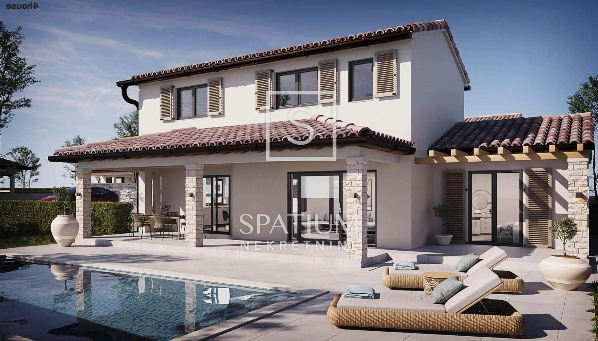 SVETVINČENAT, KUĆA S BAZENOM U IZGRADNJI - cover