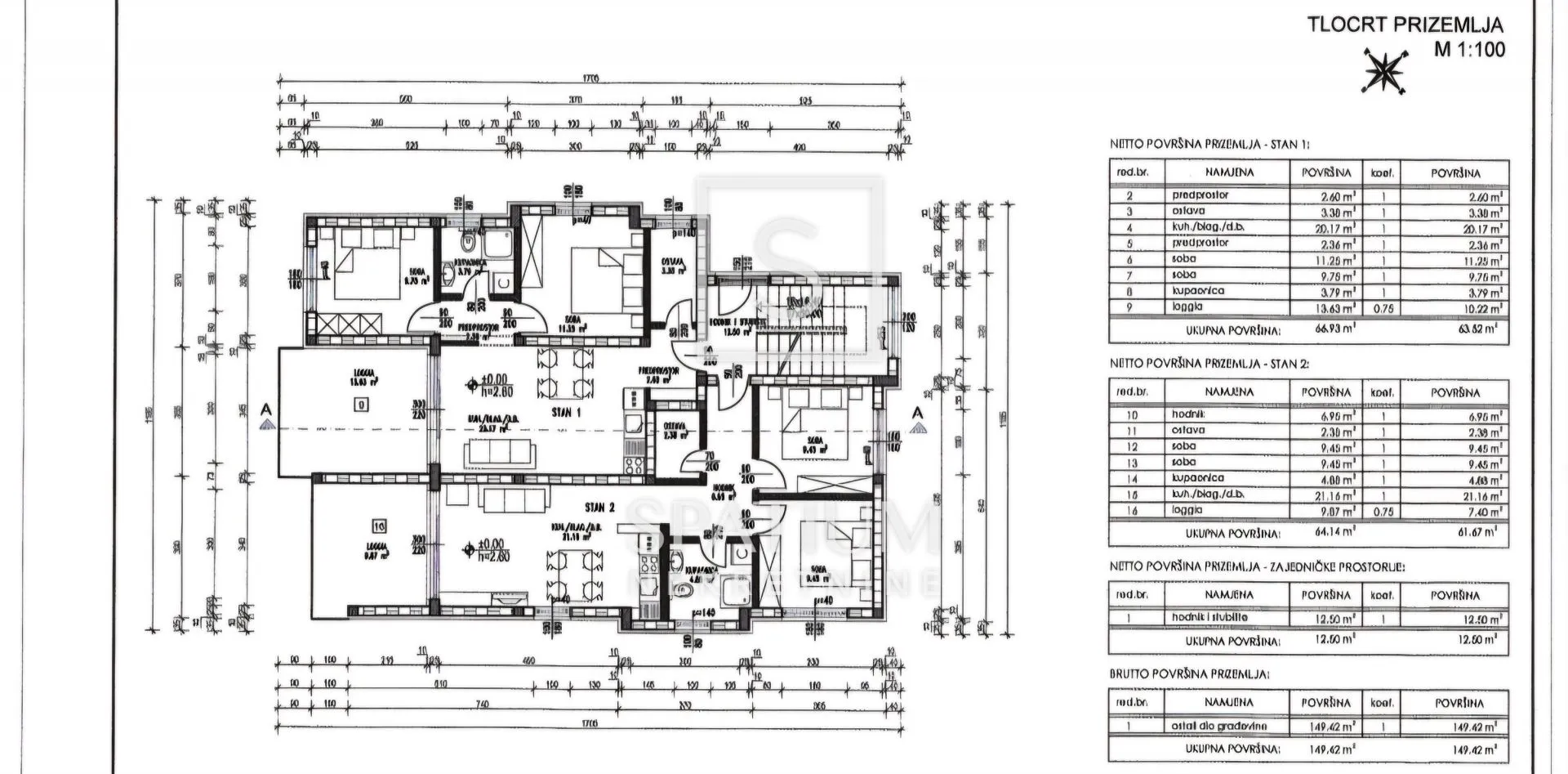 NOVI VINODOLSKI, STAN U PRIZEMLJU NOVOGRADNJE - cover