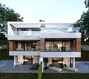 LOVRAN, MODERAN STAN S BAZENOM I PANORAMSKIM POGLEDOM - cover