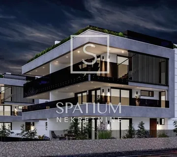 OTOK KRK, GRAD KRK, LUKSUZNI DVOETAŽNI APARTMAN S BAZENOM                                                                              - cover