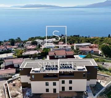 MARČELJEVA DRAGA, EKSKLUZIVNO U SPATIUMU, STAN S POGLEDOM I PRIVATNIM VRTOM - cover