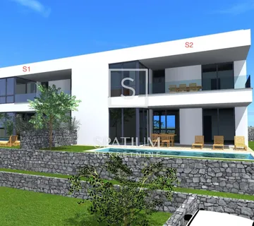 MALINSKA, DVOJNA KUĆA NA MIRNOJ LOKACIJI - cover