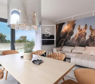 PAG, MODERNA DVOJNA KUĆA SA PANORAMSKIM POGLEDOM - cover