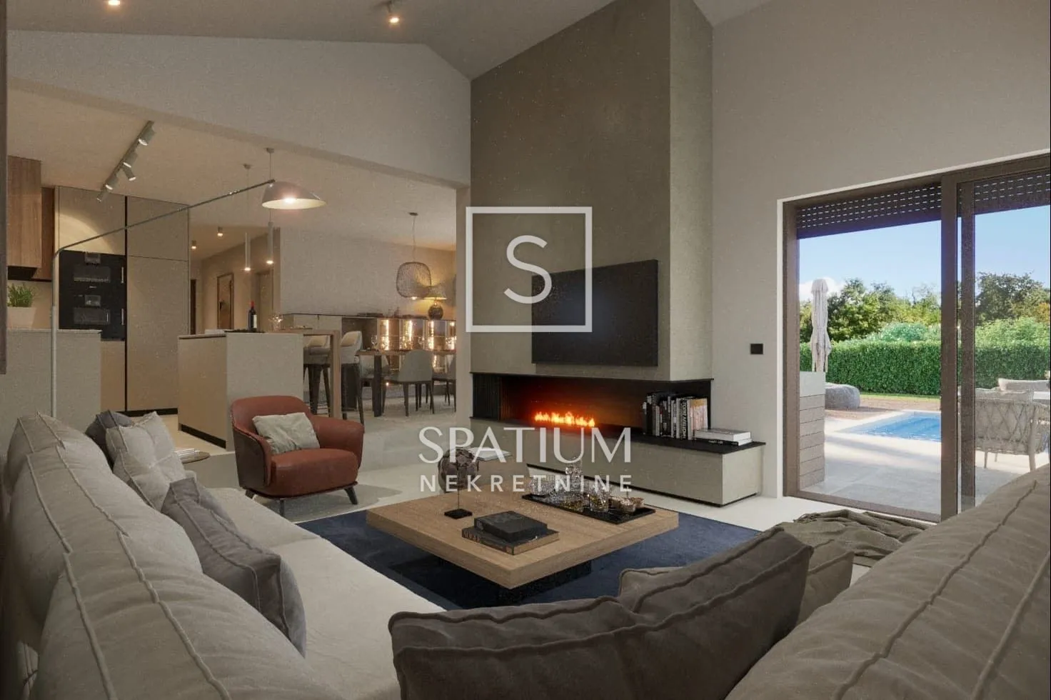 POREČ OKOLICA, KUĆA SA BAZENOM U IZGRADNJI - cover