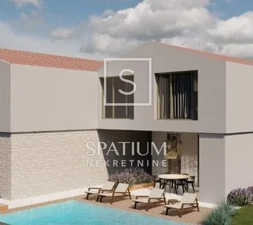 KRNICA, KUĆA U IZGRADNJI BLIZU CENTRA, 3 KM OD MORA - cover