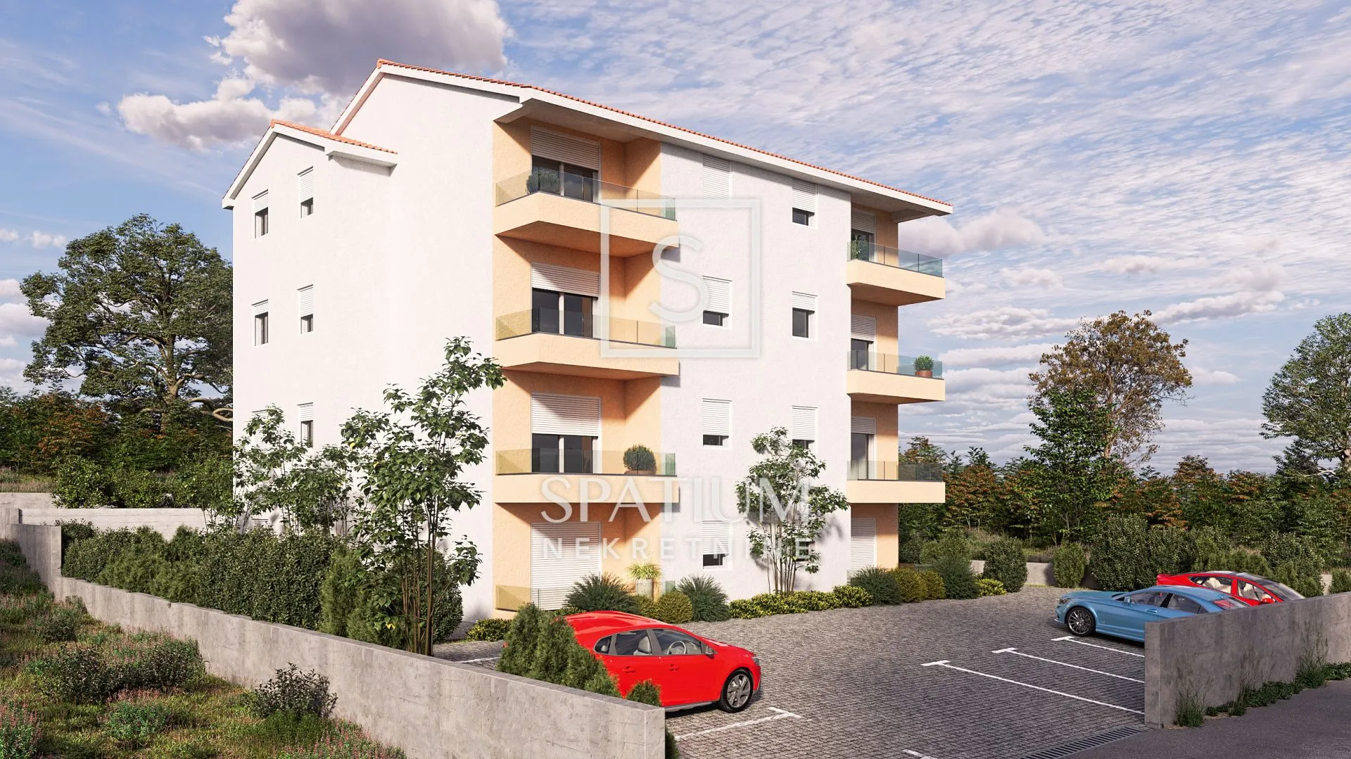 VIŠKOVO, NOVOGRADNJA, TROSOBAN STAN S OKUĆNICOM - cover